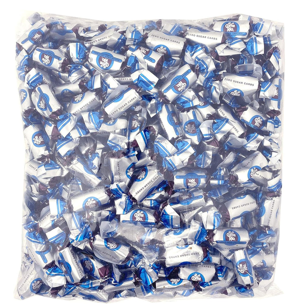 Coffee Rio sugar free original coffee candy bulk 3lb on display for bulk snacking