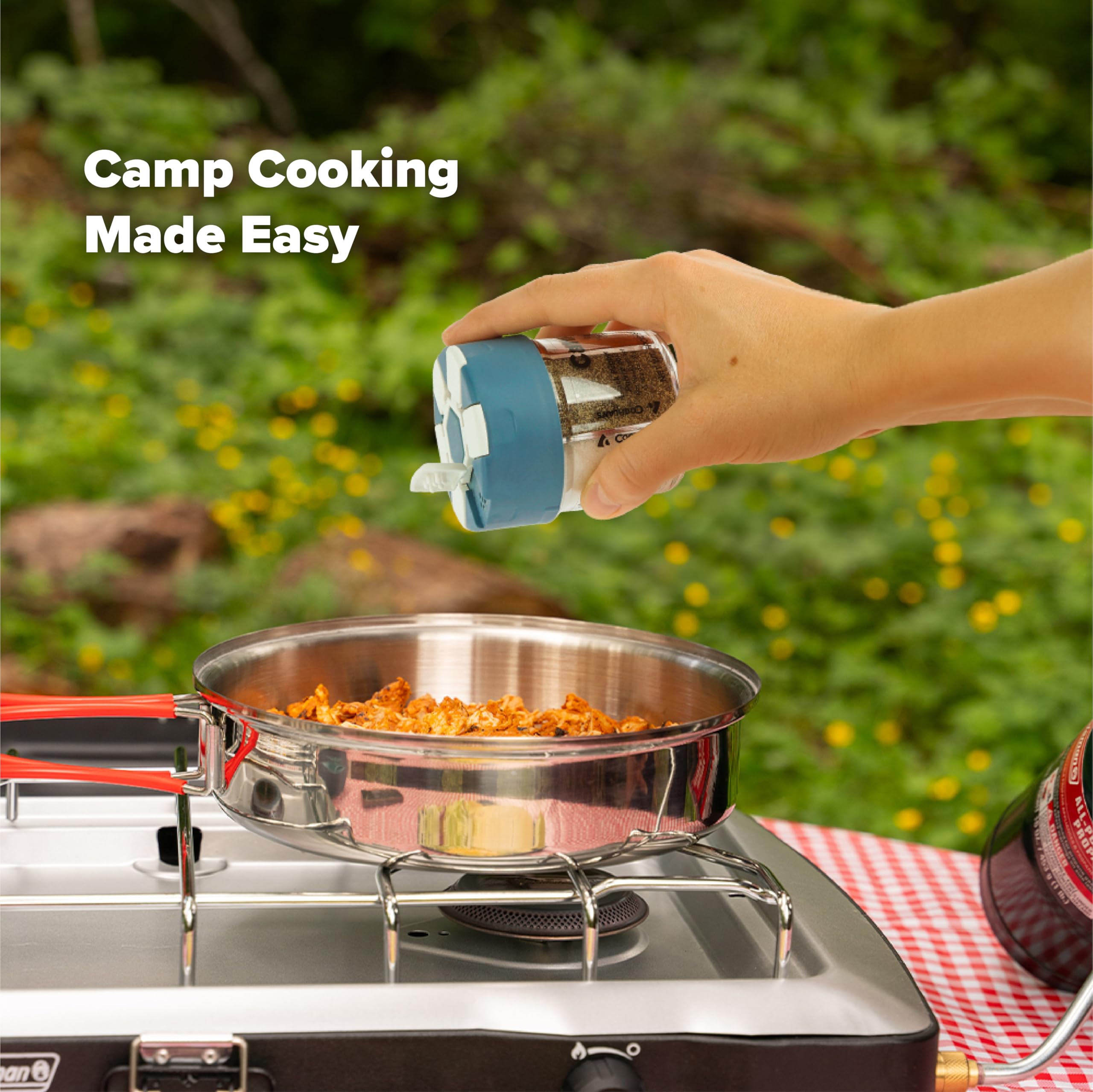 Oregano compartment of Coghlan's Camp Spice adds herb aroma to meals