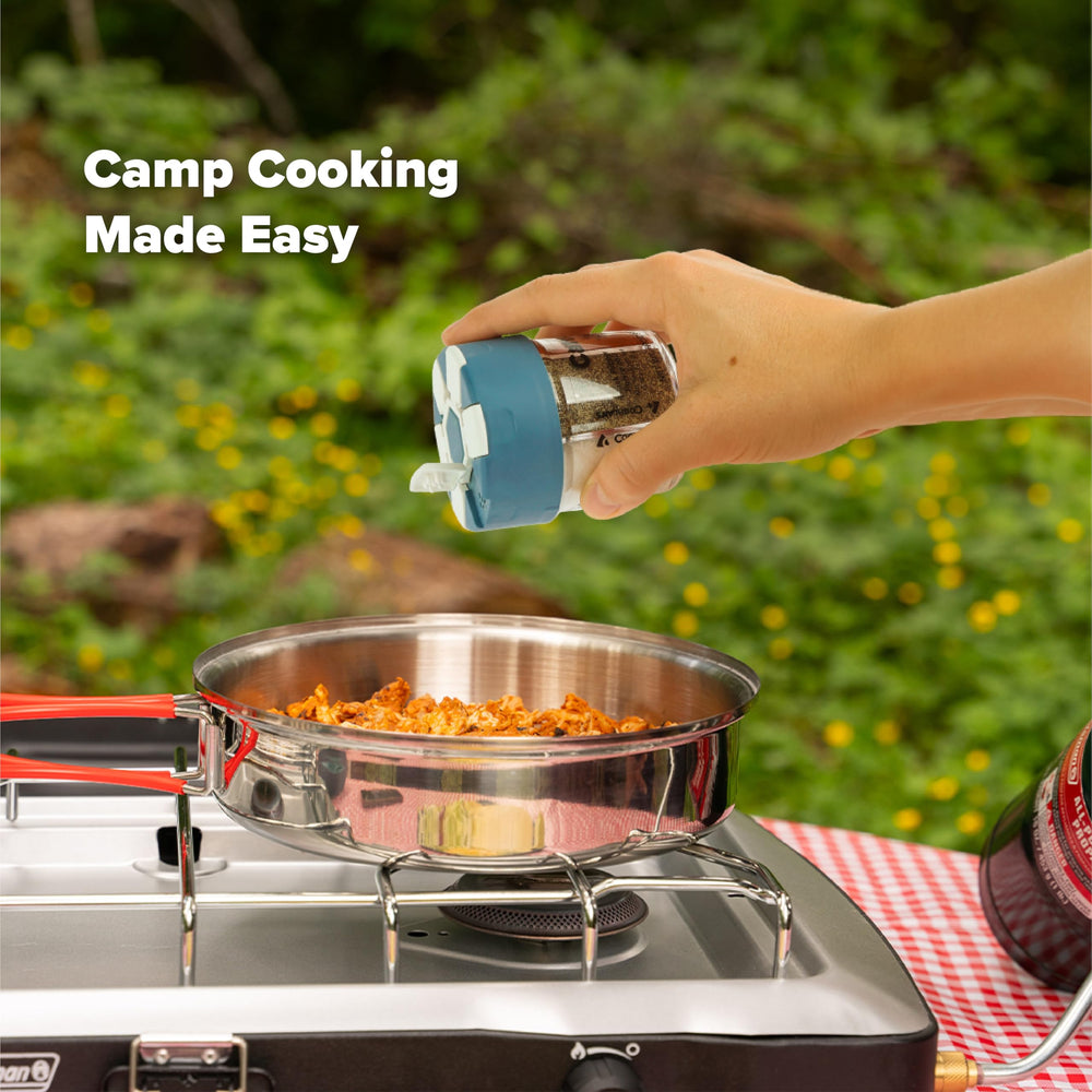 Oregano compartment of Coghlan's Camp Spice adds herb aroma to meals