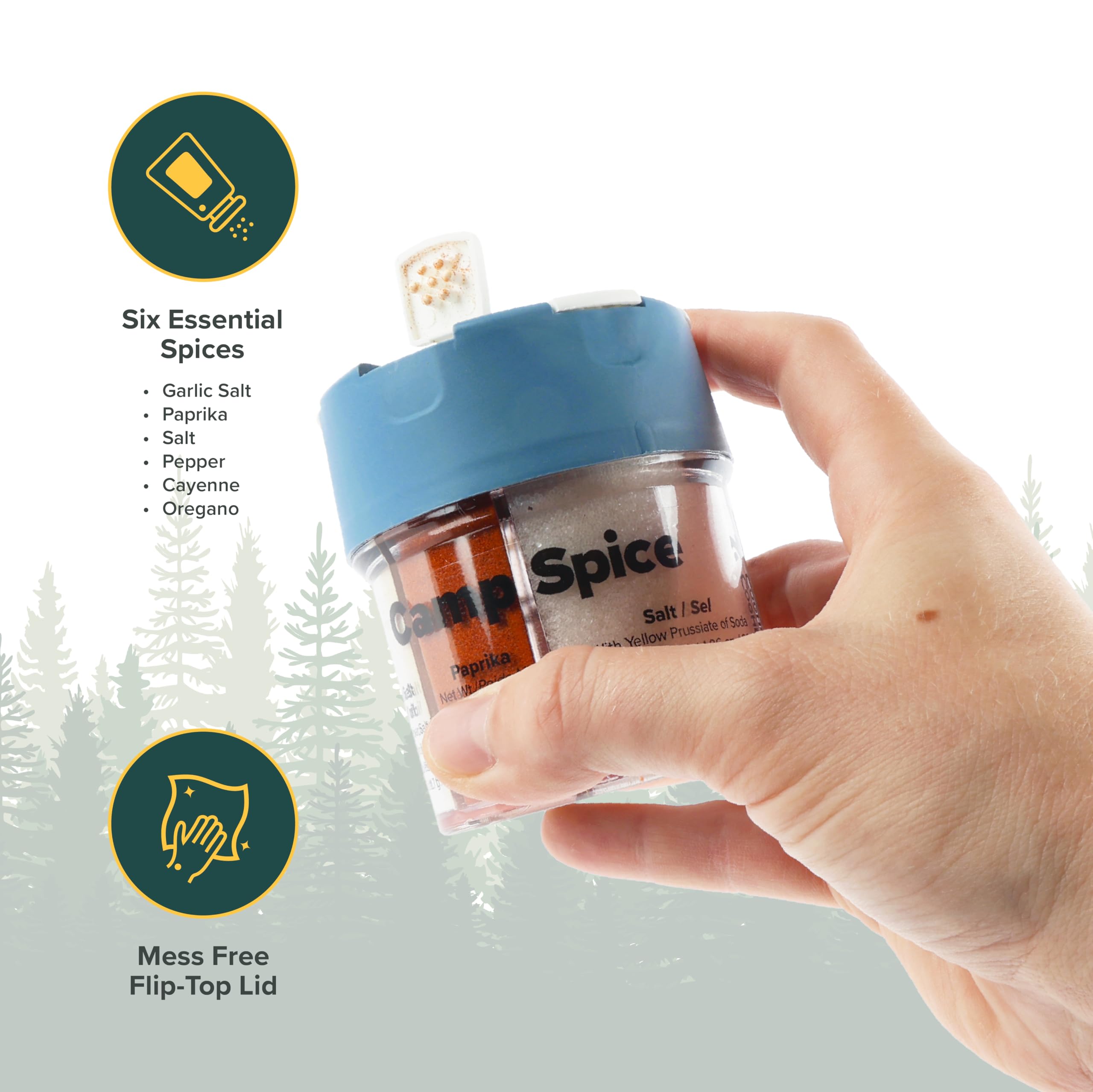 Coghlan's Camp Spice with individually sealed compartments for freshness