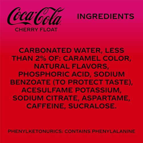 Coca-Cola Zero Sugar Cherry Float on-the-go in a cooler scene