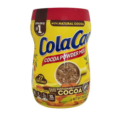 ColaCao cocoa powder mix jar for rich, authentic hot chocolate.