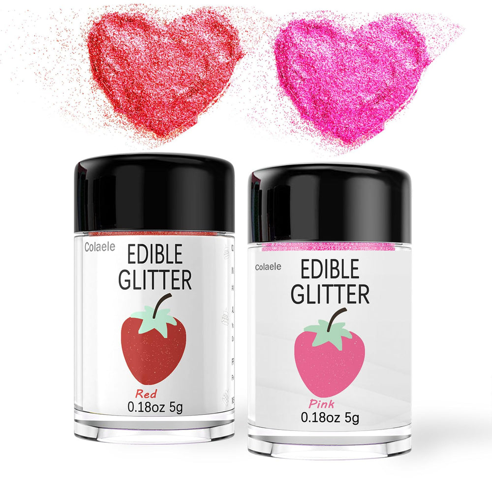 Colaele drinks glitter dust enhances cocktails and beverages.