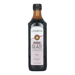 Colavita Balsamic Glaze bottle front, premium glaze ideal for finishing salads.