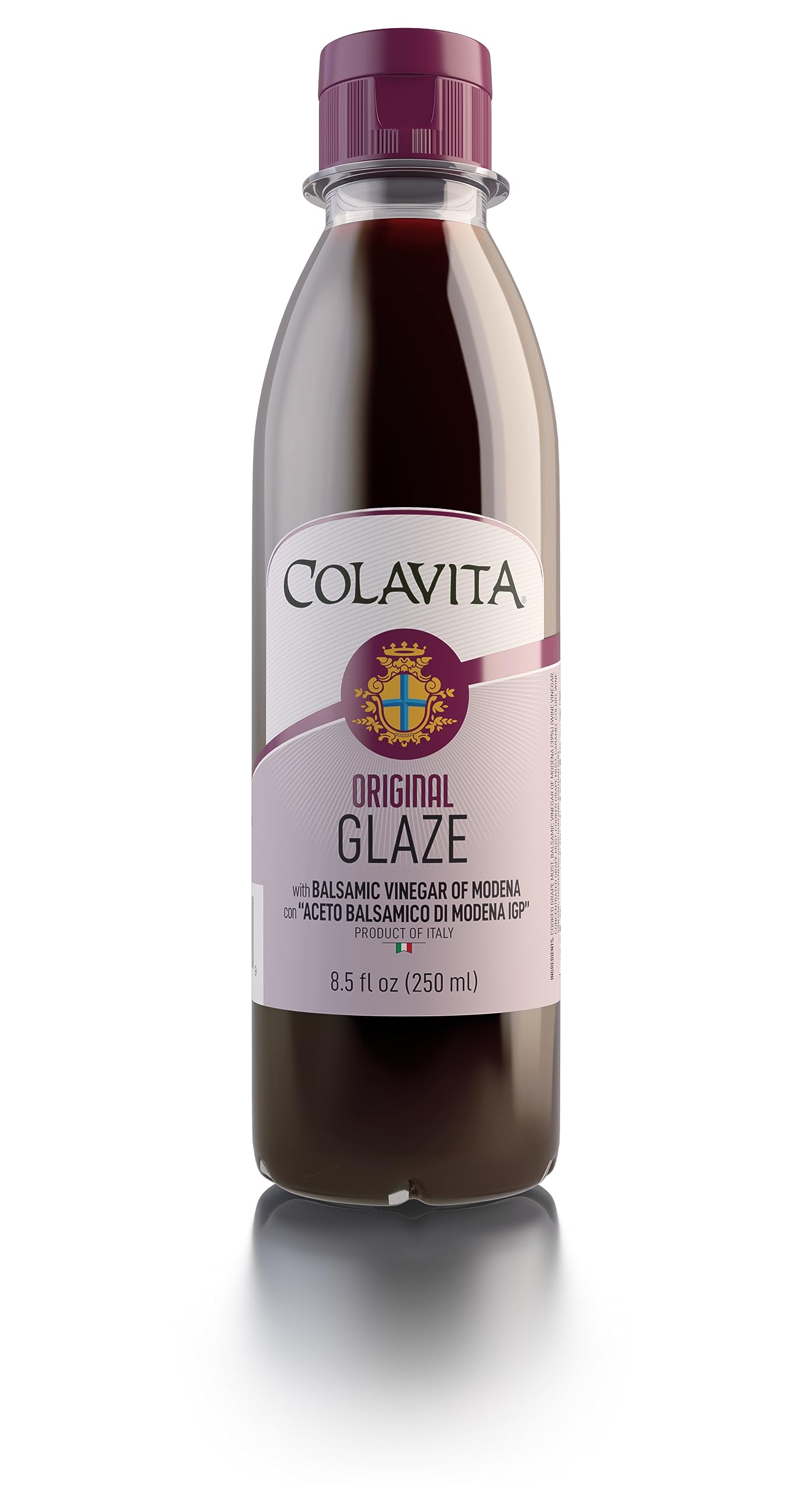 Colavita Balsamic Glaze bottle for quick drizzle over dishes.