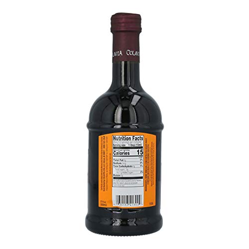 Colavita balsamic Modena being poured, perfect for deglazing and glaze finishes.