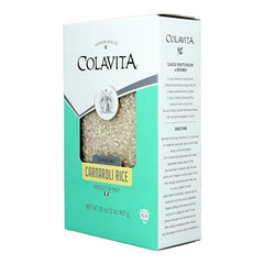 Colavita Carnaroli rice vacuum packaging preserves freshness for cooking