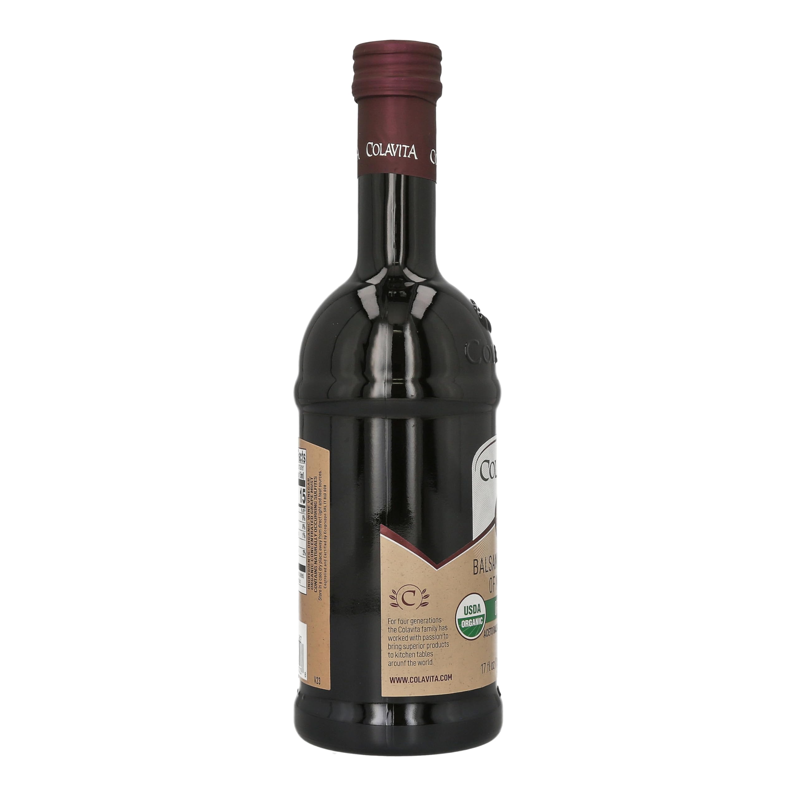 Colavita Organic Balsamic Vinegar drizzle over roasted vegetables.