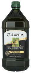Colavita premium EVOO label close-up showing authenticity and flavor notes