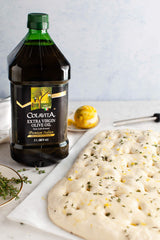 Colavita EVOO with roasted vegetables demonstrating versatile finishing