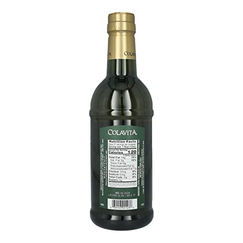 Colavita EVOO 1L bottle front view for everyday kitchen convenience