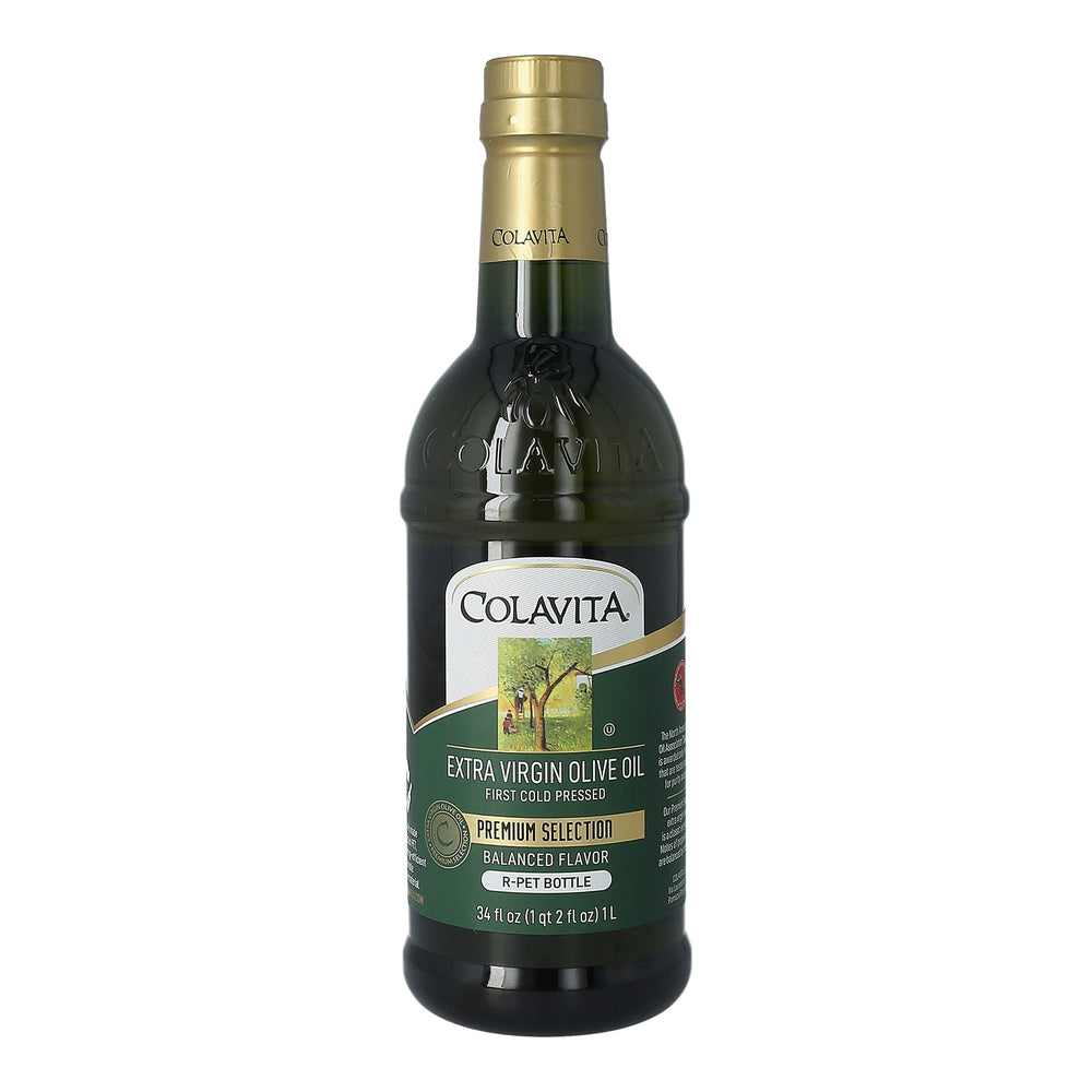 Colavita Premium EVOO bottle pour for smooth cooking and flavor