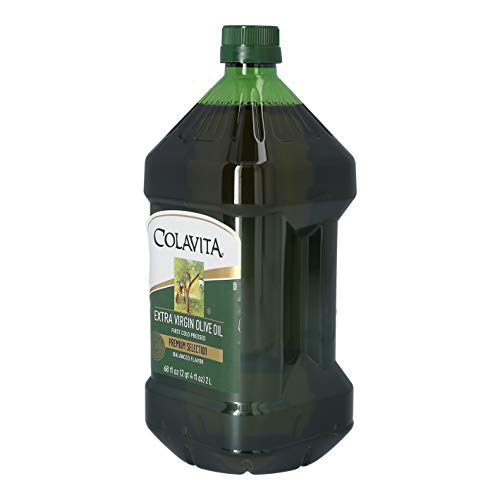 Colavita Premium EVOO bottle stored in a cool, dark place to maintain freshness