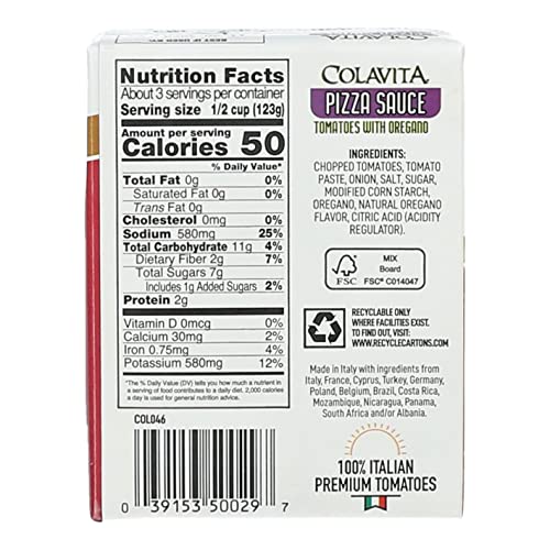 Colavita Recart sauce ingredients close-up with garden tomatoes and oregano.