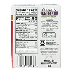 Colavita Recart sauce ingredients close-up with garden tomatoes and oregano.