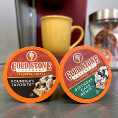 Cold Stone Creamery Beverages Arabica light roast pods deliver smooth, balanced coffee flavor.