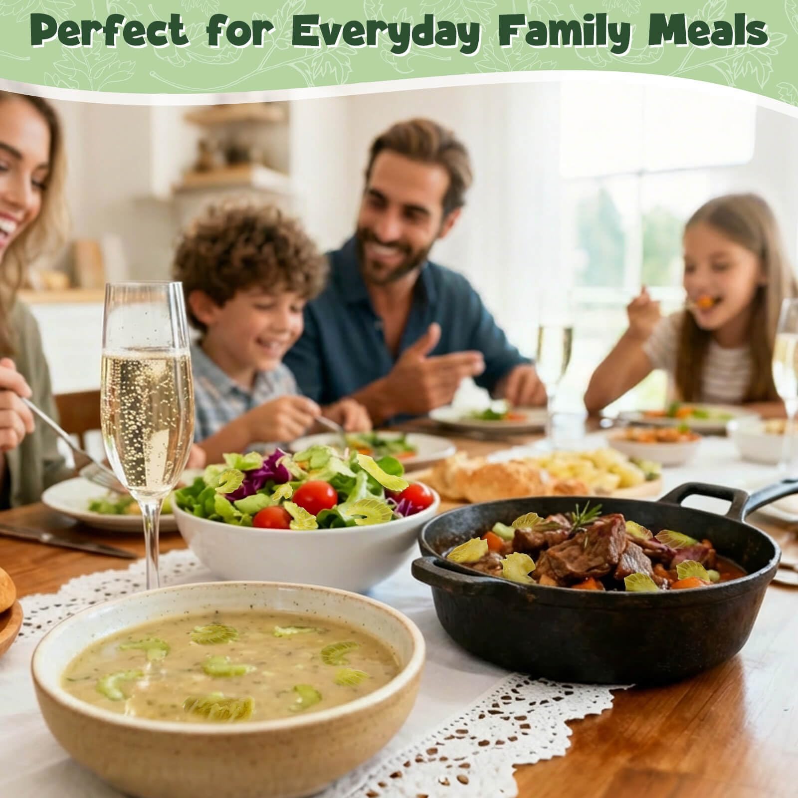 Colehechr Celery Flakes pantry storage solution for lightweight dehydrated produce.