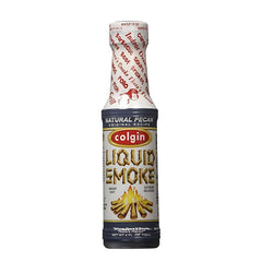 Colgin Liquid Smoke Pecan bottle shows rich pecan flavor for grilling