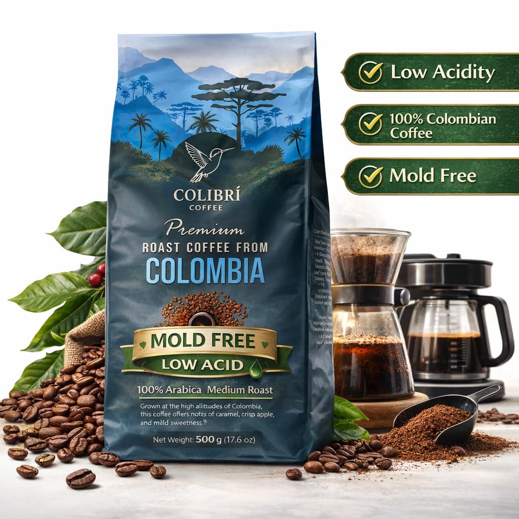 COLIBRI COFFEE brewed drip coffee with a smooth medium roast aroma