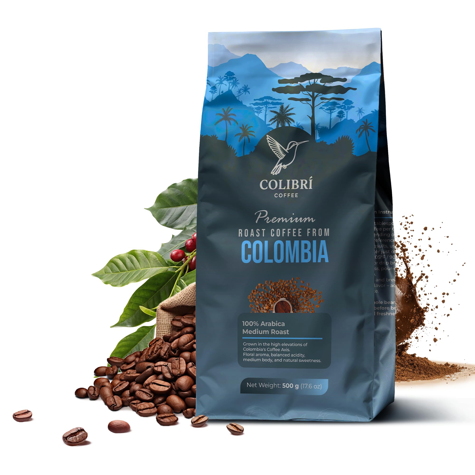 COLIBRI COFFEE daily brew ready in a coffee maker