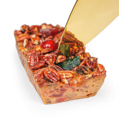 Collin Street Bakery deluxe fruitcake loaf 2-pack, ready for gifting and sharing.