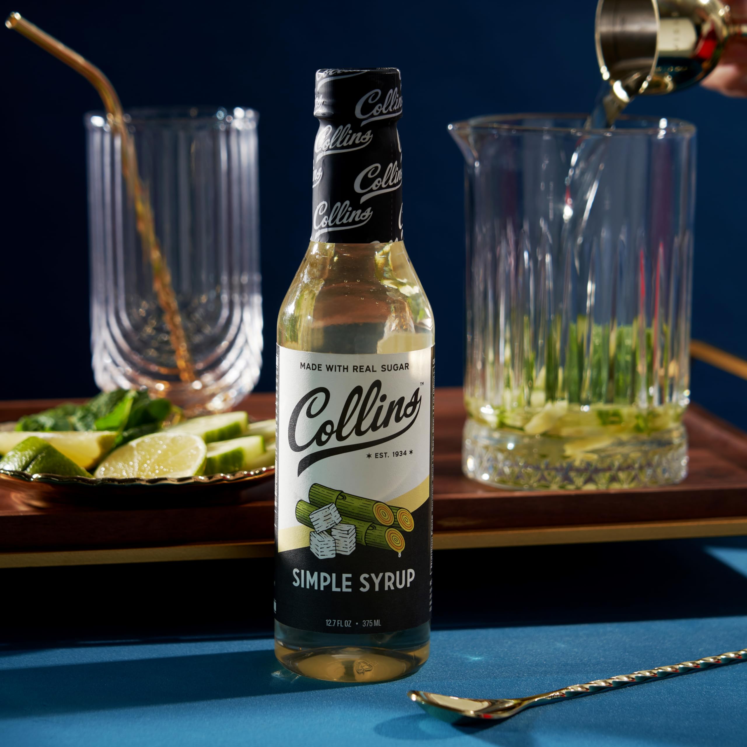 Collins Chicago Simple Syrup used in party punch preparation