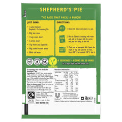 Close-up of the dry mix in pouch, pantry-friendly convenience.