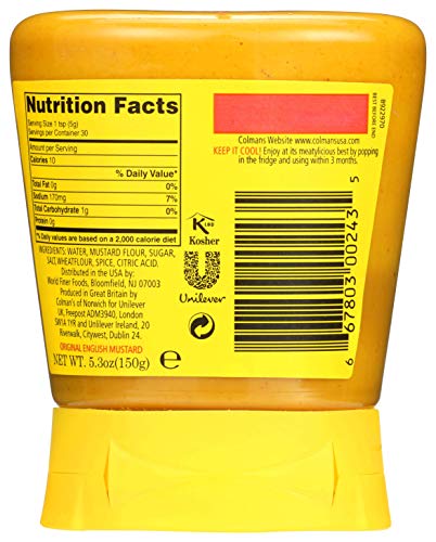 Colman's Squeezy Mustard on a sandwich adds bold heat.