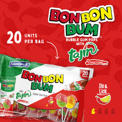 Colombina Bon Bon Bum bubble gum core image emphasizing chewy center inside hard candy shell.