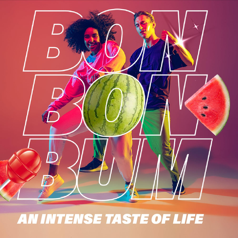 Colombina Bon Bon Bum individually wrapped lollipop for on-the-go.