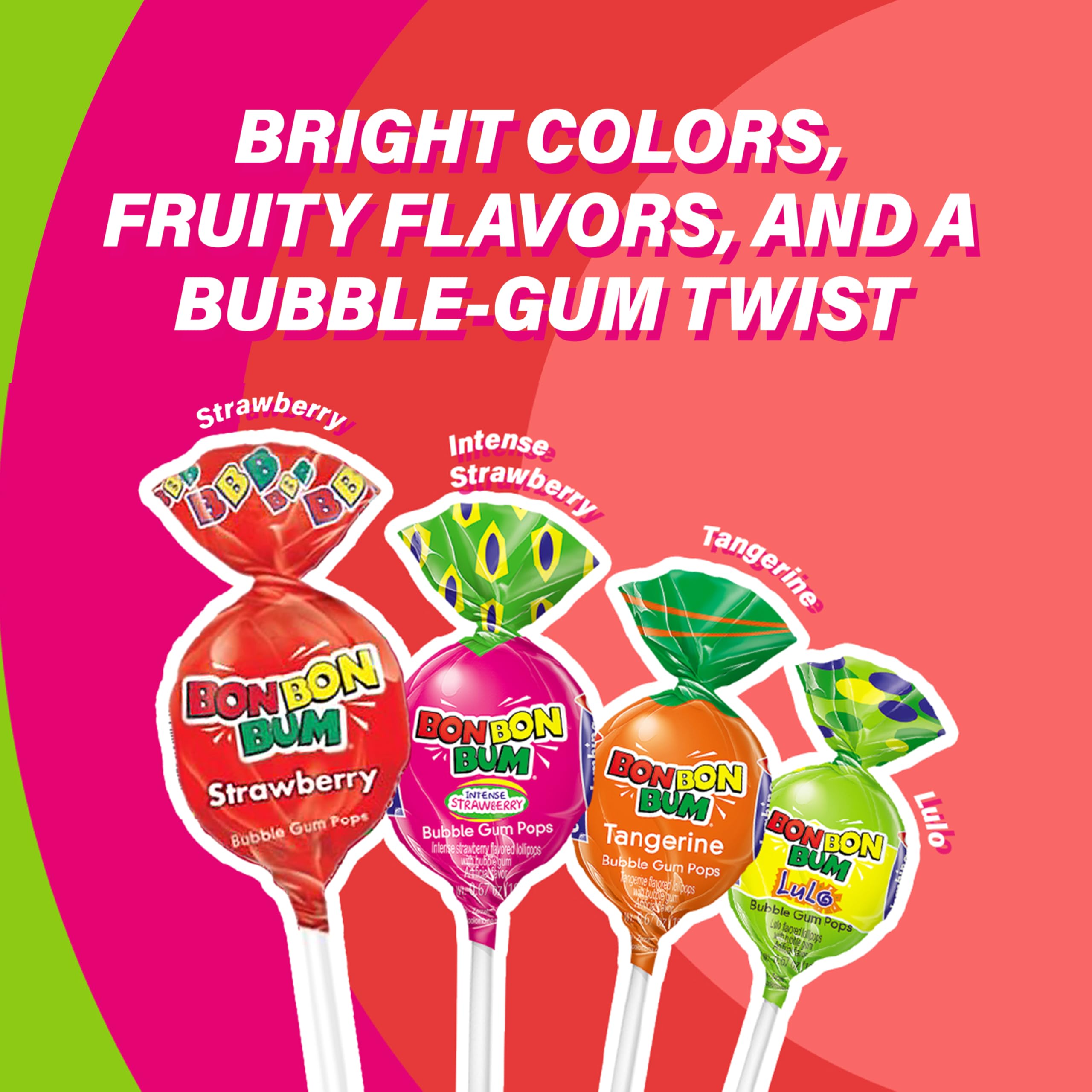 Colombina Bon Bon Bum lulo lollipop — exotic fruit flavor on a classic stick.
