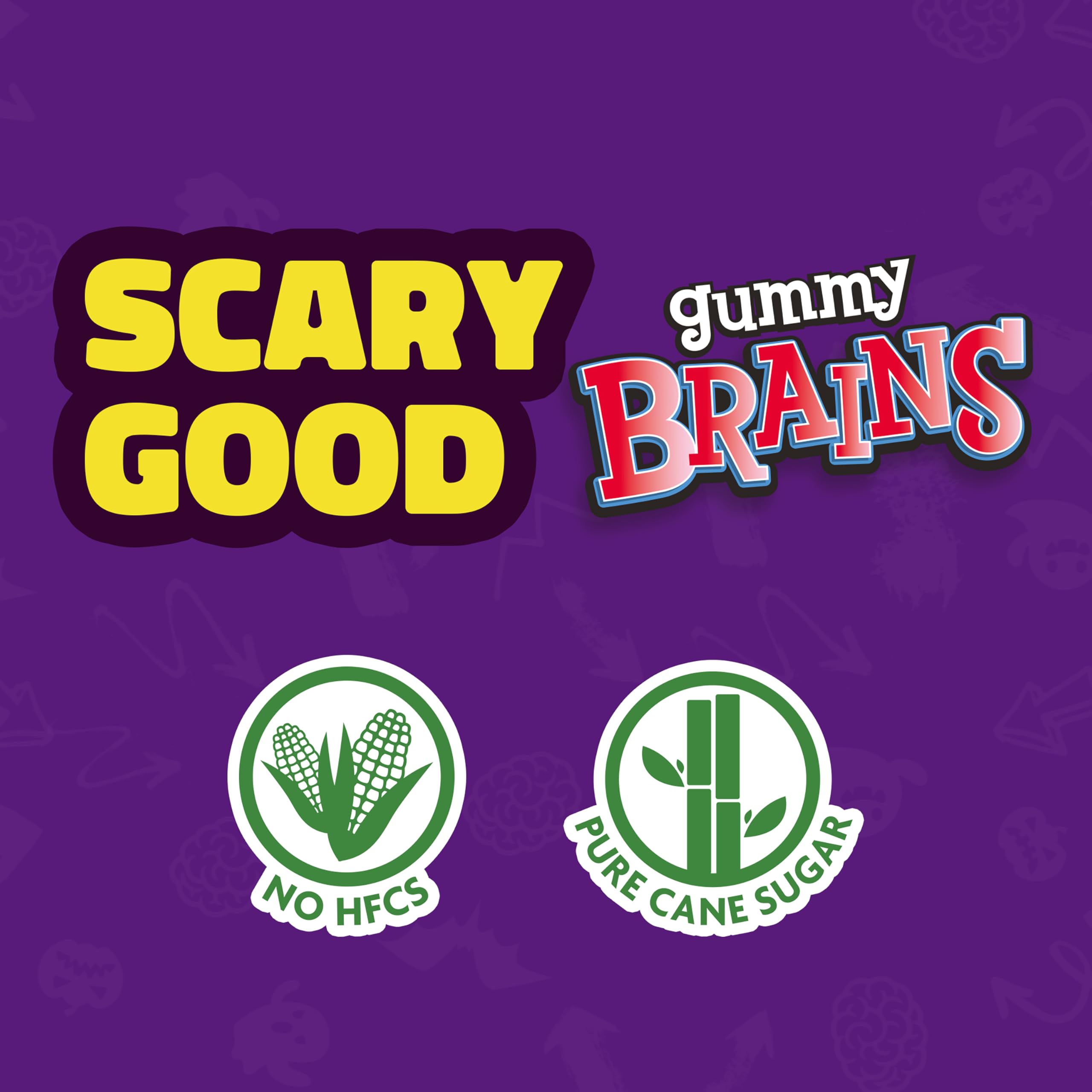 Colombina ChewzMe brains individually wrapped for on-the-go snacking