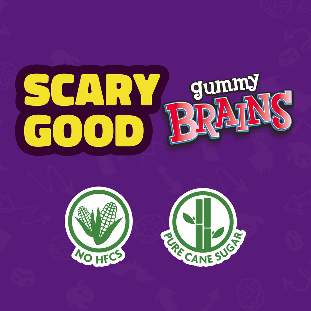Colombina ChewzMe brains individually wrapped for on-the-go snacking
