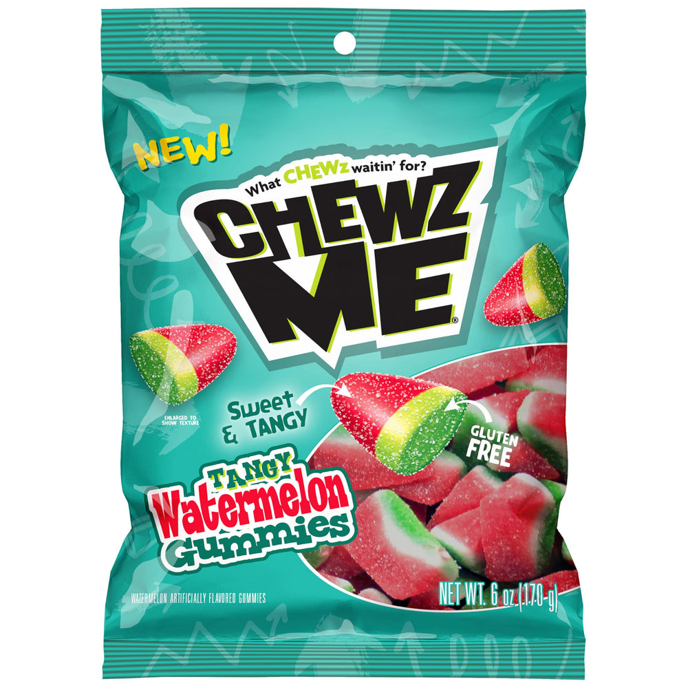 Colombina ChewzMe Watermelon Gummies in watermelon-slices shape for playful snacking