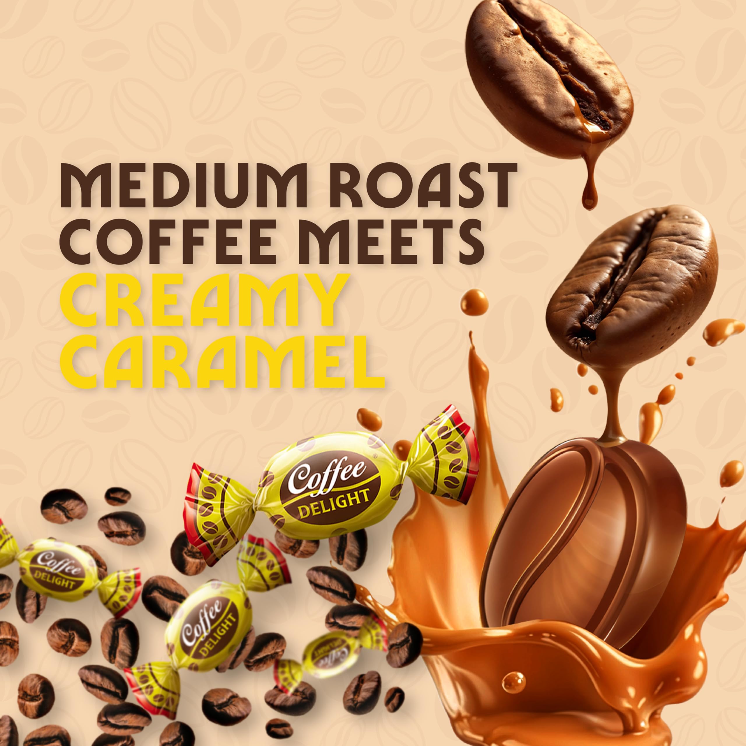 Colombina Coffee Delight candies on the go, convenient pocket snack for coffee lovers