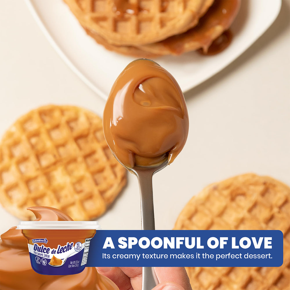 Colombina Dulce de Leche baking-ingredient adds creamy sweetness to recipes.