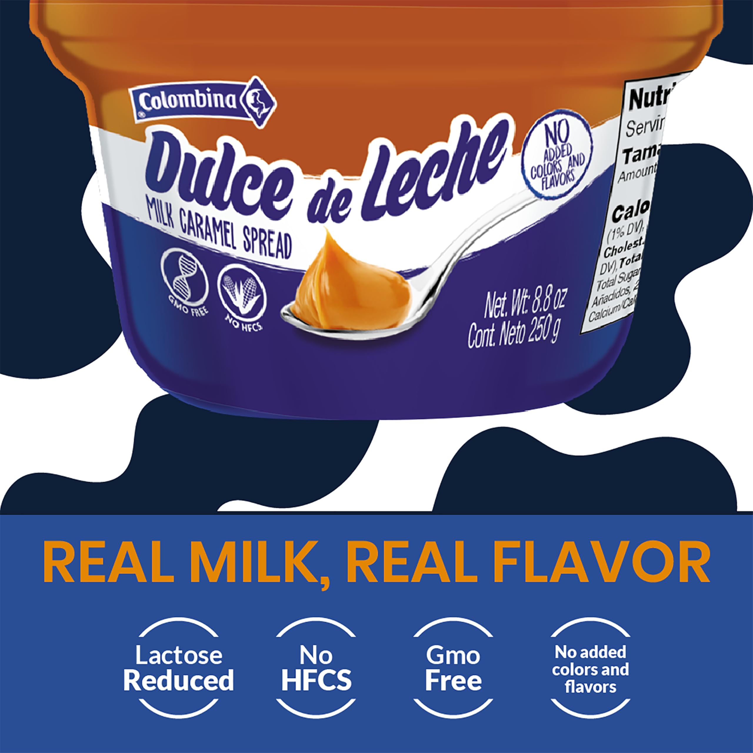 Colombina Dulce de Leche dessert topper pairs with cakes and pancakes.