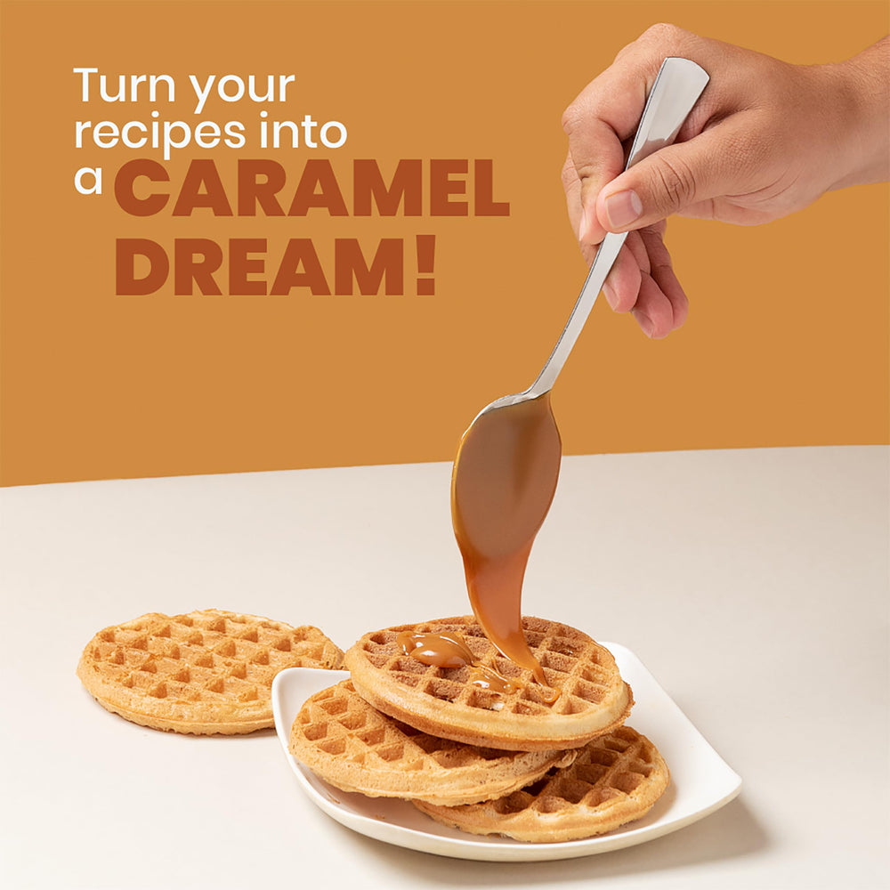 Colombina Dulce de Leche pancake topping brings warm caramel flavor to breakfast.