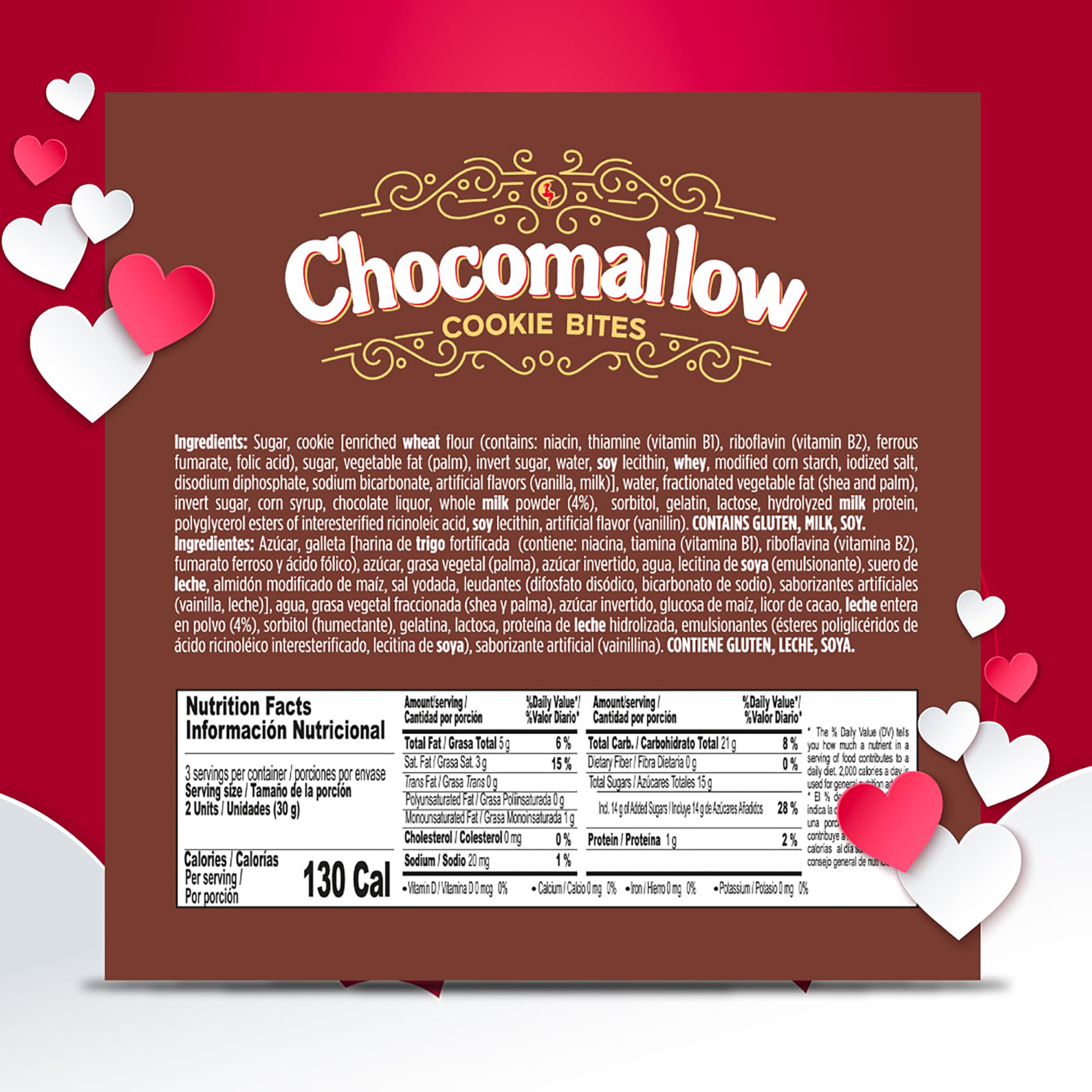 Colombina Valentine’s Day treats arranged in a gift basket for a sweet surprise