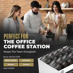 Brewing a 12-cup pot with Colonial Coffee.
