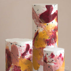 Colour Mill Burgundy cake batter color provides consistent hue throughout batter.