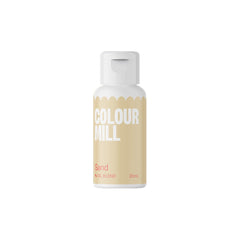 Colour Mill Sand oil-based color bottle for precise chocolate tinting