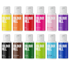 Colour Mill oil-based food coloring bottle for vibrant buttercream.