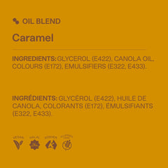 Colour Mill caramel color dispersion in a bowl for even chocolate color