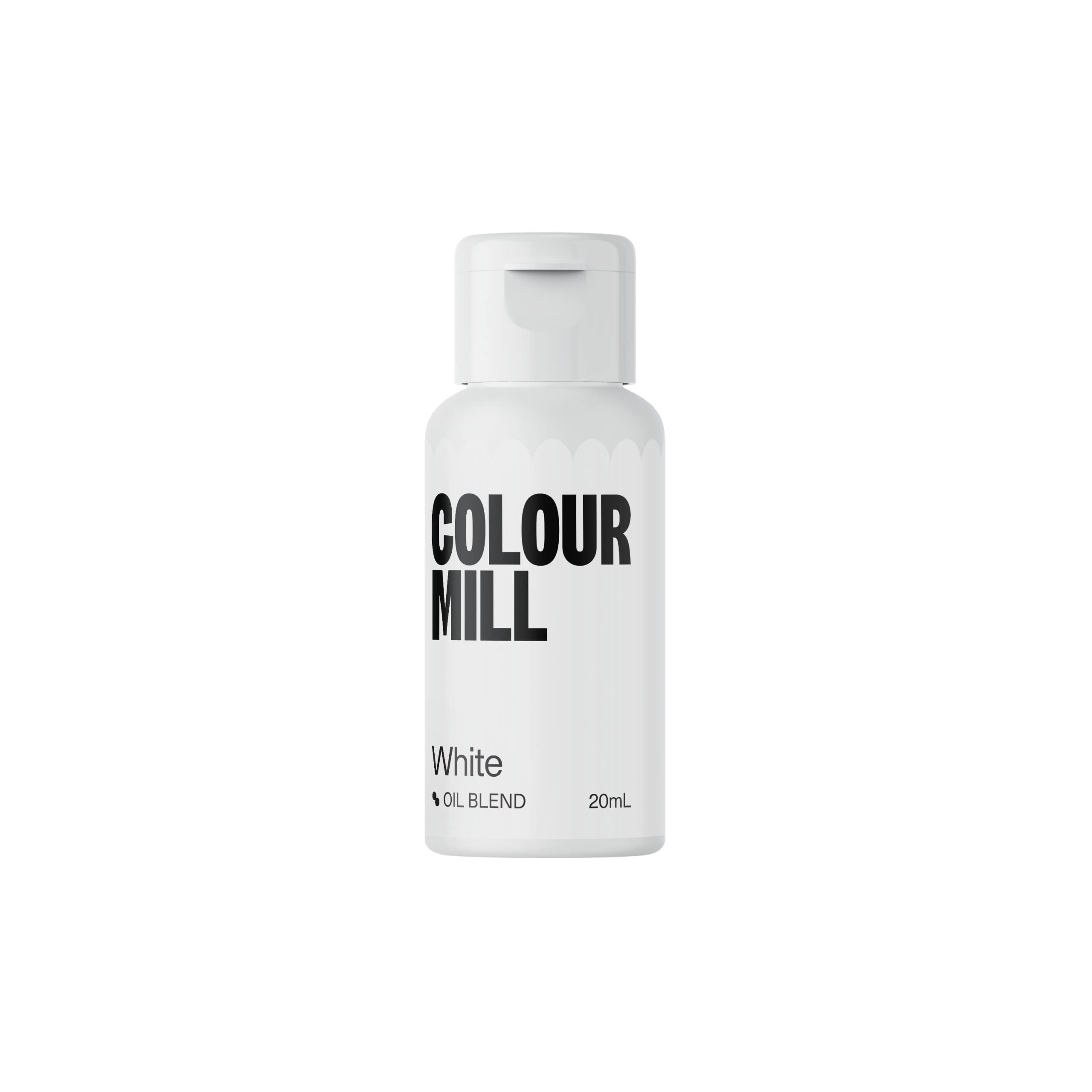 Colour Mill White oil-based coloring bottle for vibrant buttercream and ganache