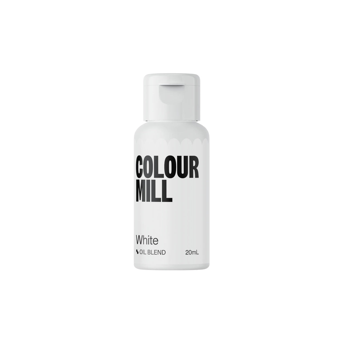 Colour Mill White oil-based coloring bottle for vibrant buttercream and ganache