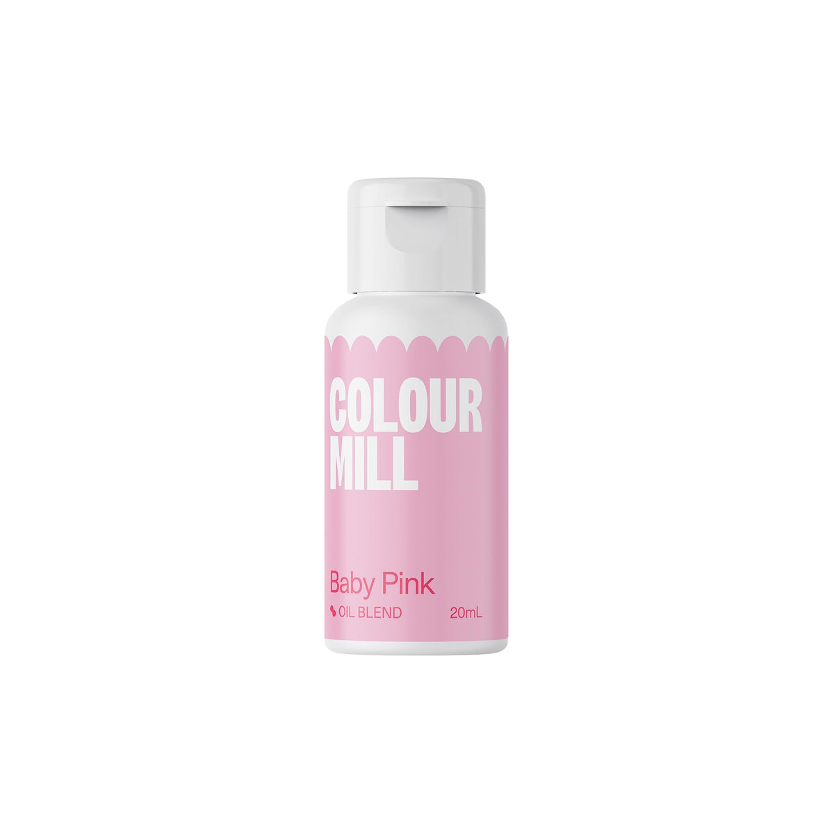 Colour Mill Baby Pink oil-based coloring for glossy frosting accents