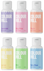 Colour Mill Oil-Blend Easter Pastel Set bottle close-up for smooth chocolate coloring.