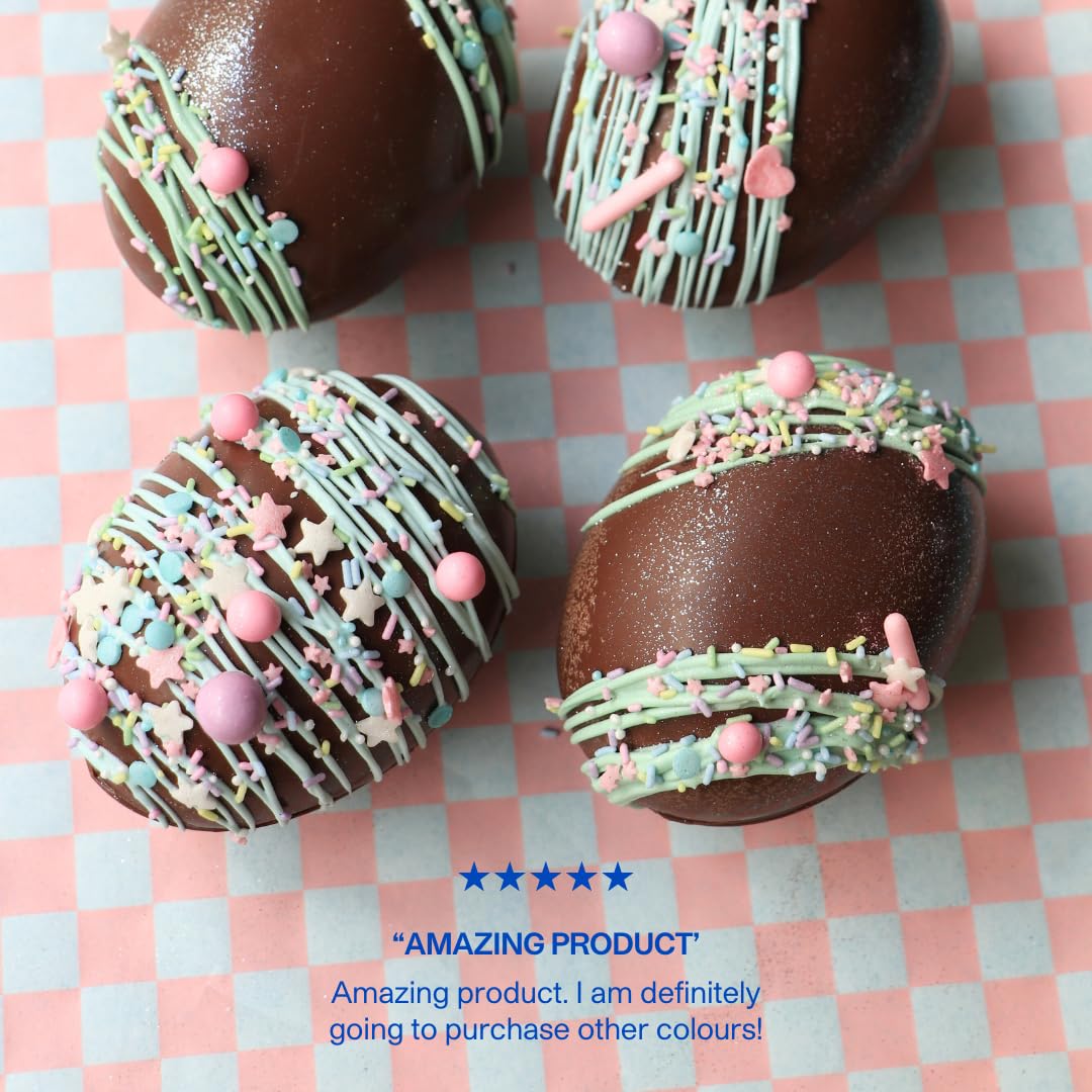 Close-up of fondant colored with Colour Mill pastel oil-based dye.