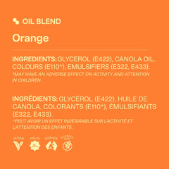 Colour Mill orange icing swirls show rich, even tone